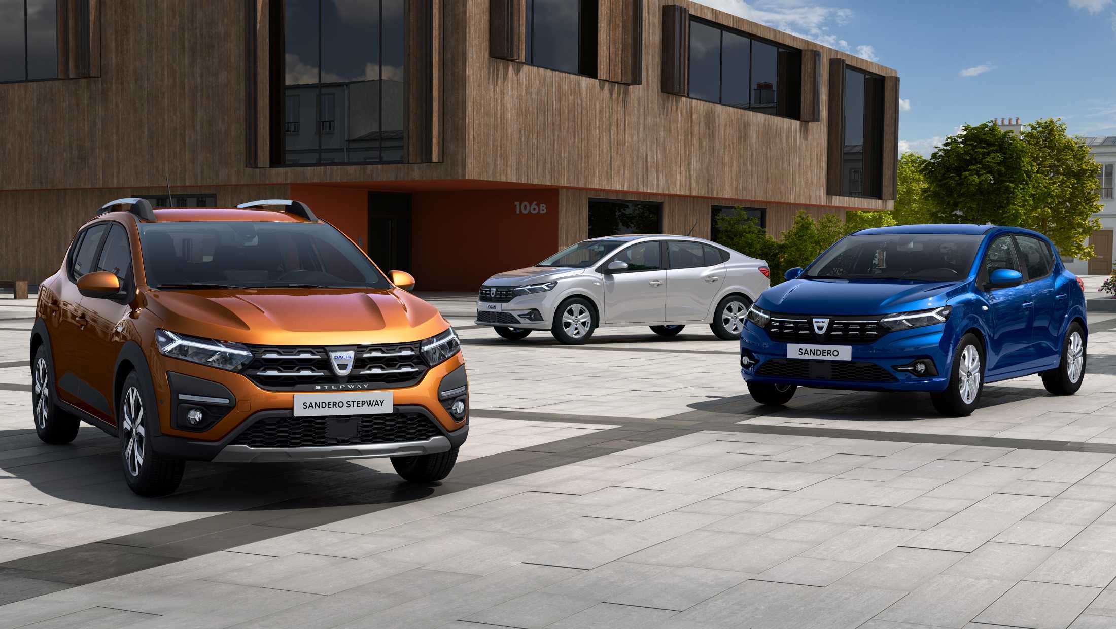 ABD Dacia - nieuws - sandero en logo