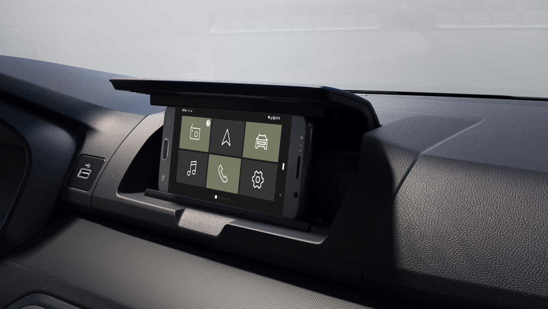 ABD Dacia - nieuwe Sandero - Media Control en de Dacia Media Control-app